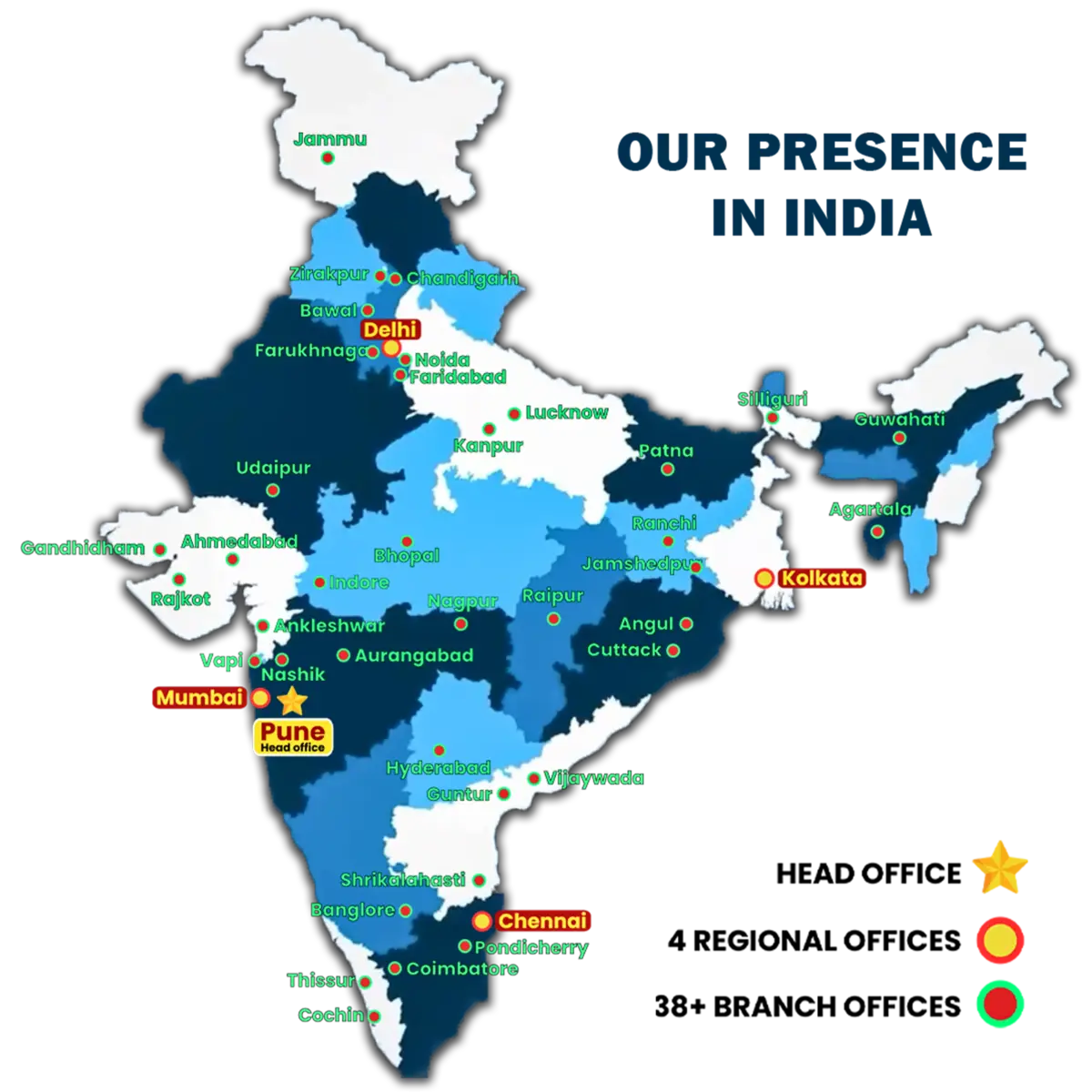 ARI Global Presence Map